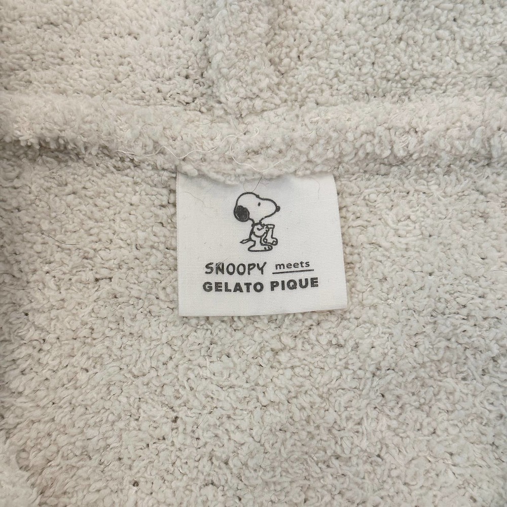 Gelato Pique x SNOOPY Peanuts Jacquard Hoodie Full Zip Fleece Sweatshirt - Picture 12 of 13